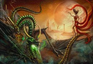 Queen Ghome and her Bower Chest on Edamathrombo (Carol Phillips)