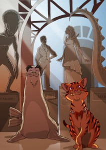 Mabsornath (right) and Carahil in Gods Temple (Carapalou)