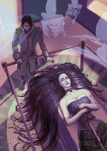 Sam in her tomb (Fantasio)