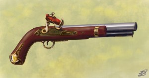 The NTH pistol of House Belmont (Ewelina Dolzycka)