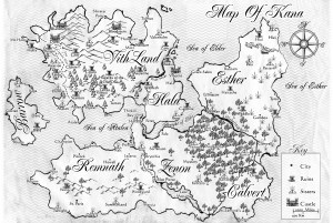 Map of Kana (Carol Phillips)